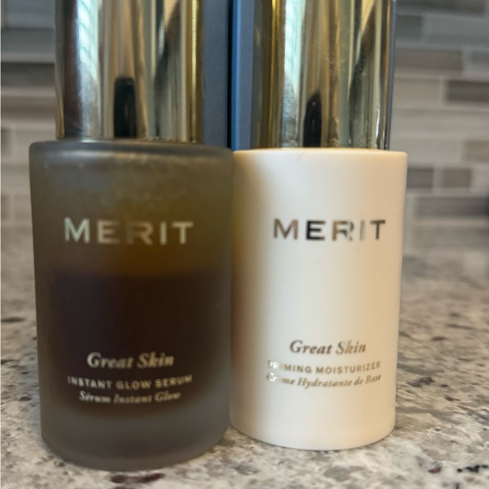 Merit Great Skin Serum and Moisturizer Set